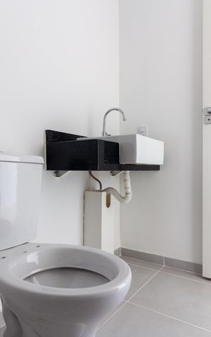 Studio à venda com 27m², 1 quarto e sem vaga Studio à venda com 27m², 1 quarto e sem vagaBanheiro