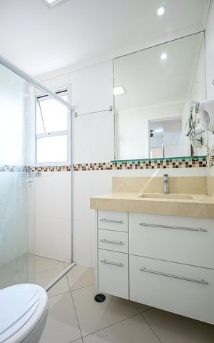 Apartamento à venda com 126m², 3 quartos e 2 vagasBanheiro Suíte 
