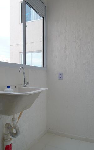 Apartamento à venda com 41m², 2 quartos e sem vagaCozinha e Área de Serviço