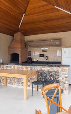 Apartamento para alugar com 45m², 2 quartos e 1 vaga Apartamento para alugar com 45m², 2 quartos e 1 vagaÁrea comum - Churrasqueira