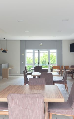Apartamento para alugar com 45m², 2 quartos e 1 vaga Apartamento para alugar com 45m², 2 quartos e 1 vagaÁrea comum - Salão de festas