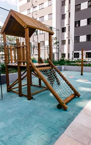 Apartamento à venda com 36m², 2 quartos e 1 vaga Apartamento à venda com 36m², 2 quartos e 1 vagaÁrea comum - Playground