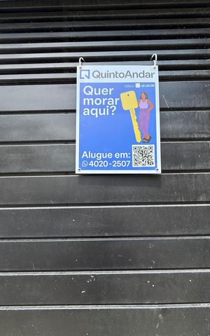 Studio para alugar com 35m², 1 quarto e sem vaga Studio para alugar com 35m², 1 quarto e sem vagaPlaca