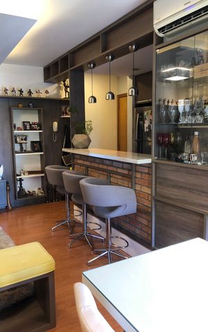 Apartamento à venda com 74m², 2 quartos e sem vaga Apartamento à venda com 74m², 2 quartos e sem vagaSala de jantar
