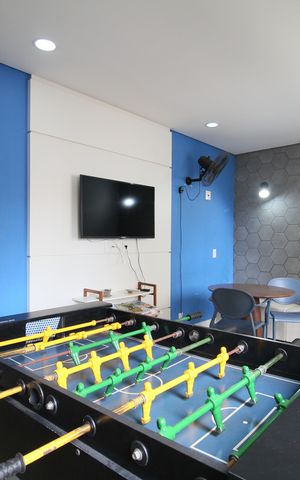 Apartamento à venda com 41m², 2 quartos e sem vagaSalão de jogos