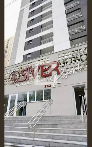 Apartamento à venda com 41m², 1 quarto e 1 vaga Apartamento à venda com 41m², 1 quarto e 1 vagaFachada