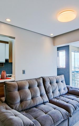 Apartamento à venda com 61m², 2 quartos e 2 vagasSala