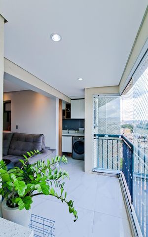 Apartamento à venda com 61m², 2 quartos e 2 vagasVaranda da Sala