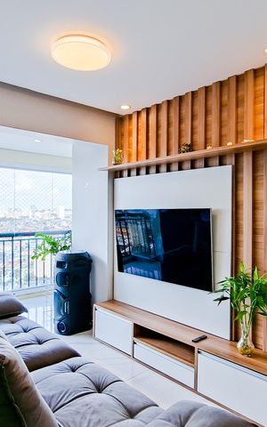 Apartamento à venda com 61m², 2 quartos e 2 vagasSala