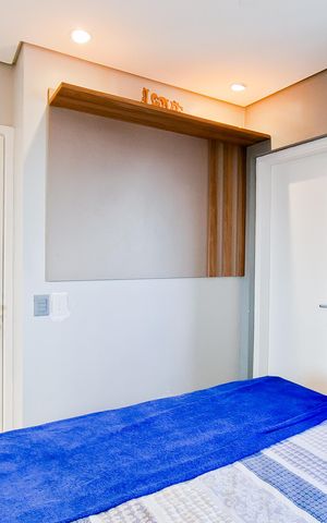 Apartamento à venda com 61m², 2 quartos e 2 vagasQuarto 2 - Suíte