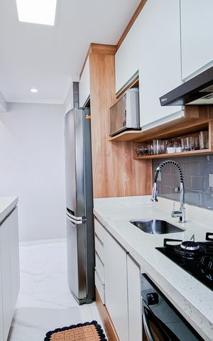 Apartamento à venda com 61m², 2 quartos e 2 vagasCozinha