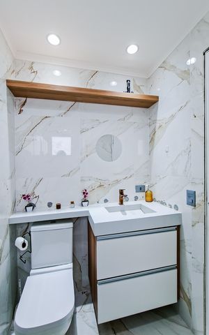 Apartamento à venda com 61m², 2 quartos e 2 vagasBanheiro Social
