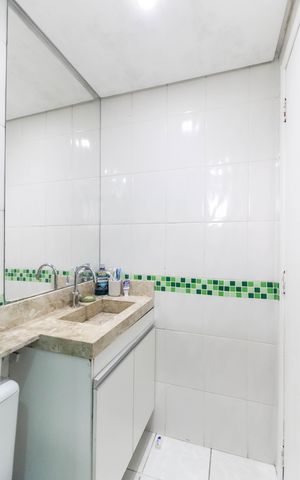 Apartamento à venda com 42m², 2 quartos e 1 vaga Apartamento à venda com 42m², 2 quartos e 1 vagaBanheiro