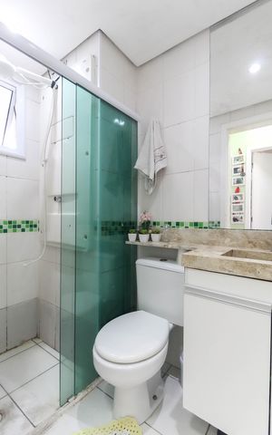 Apartamento à venda com 42m², 2 quartos e 1 vaga Apartamento à venda com 42m², 2 quartos e 1 vagaBanheiro