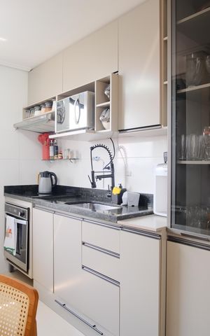 Apartamento à venda com 52m², 2 quartos e 1 vagaCozinha e Área de Serviço