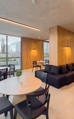 Studio à venda com 24m², 1 quarto e sem vaga Studio à venda com 24m², 1 quarto e sem vagaSalão de Festas