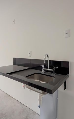 Studio à venda com 24m², 1 quarto e sem vaga Studio à venda com 24m², 1 quarto e sem vagaCozinha