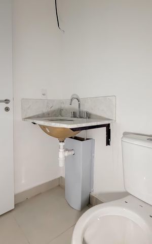 Studio à venda com 23m², 1 quarto e sem vaga Studio à venda com 23m², 1 quarto e sem vagaBanheiro