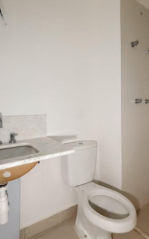 Studio à venda com 23m², 1 quarto e sem vaga Studio à venda com 23m², 1 quarto e sem vagaBanheiro