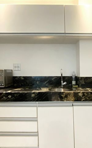Studio à venda com 29m², 1 quarto e sem vaga Studio à venda com 29m², 1 quarto e sem vagaCozinha