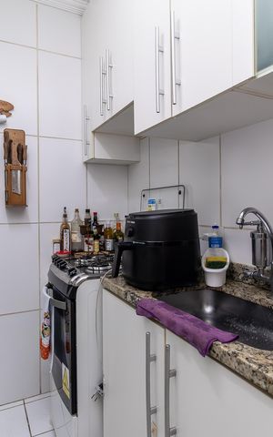 Apartamento à venda com 60m², 3 quartos e 2 vagasCozinha