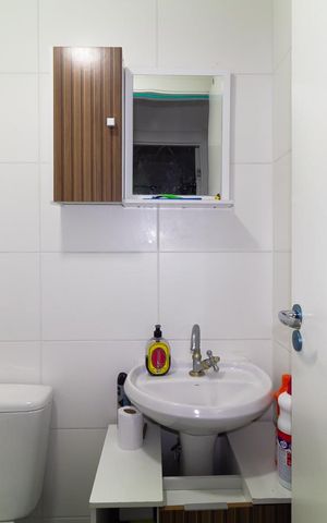Apartamento à venda com 34m², 2 quartos e sem vaga Apartamento à venda com 34m², 2 quartos e sem vagaBanheiro