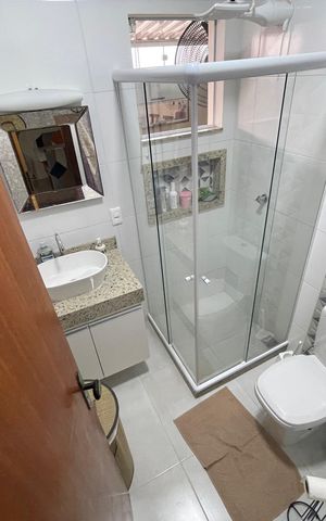 Casa para alugar com 120m², 2 quartos e 1 vaga Casa para alugar com 120m², 2 quartos e 1 vagaBanheiro
