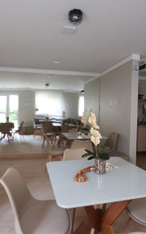Apartamento à venda com 27m², 1 quarto e sem vagaÁrea comum - Salão de festas