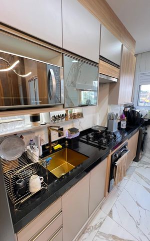 Apartamento à venda com 59m², 2 quartos e 1 vagaCozinha