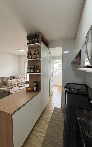 Apartamento à venda com 59m², 2 quartos e 1 vaga