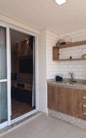 Apartamento à venda com 75m², 3 quartos e 2 vagasVaranda da Sala