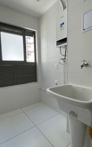 Apartamento para alugar com 46m², 1 quarto e 1 vaga Apartamento para alugar com 46m², 1 quarto e 1 vagaCozinha e Área de Serviço