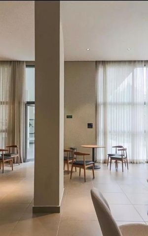 Apartamento para alugar com 46m², 1 quarto e 1 vaga Apartamento para alugar com 46m², 1 quarto e 1 vagaÁrea comum - Salão de festas