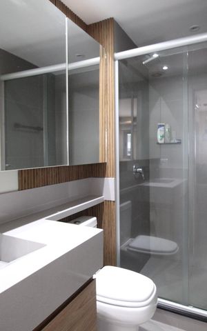 Apartamento à venda com 48m², 1 quarto e 1 vagaBanheiro da Suíte 1