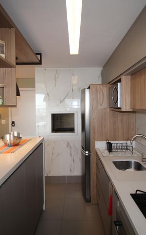 Apartamento à venda com 48m², 1 quarto e 1 vagaCozinha