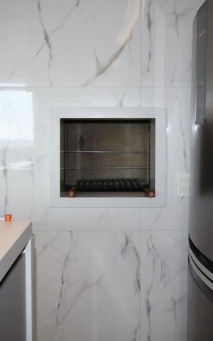 Apartamento à venda com 48m², 1 quarto e 1 vagaChurrasqueira