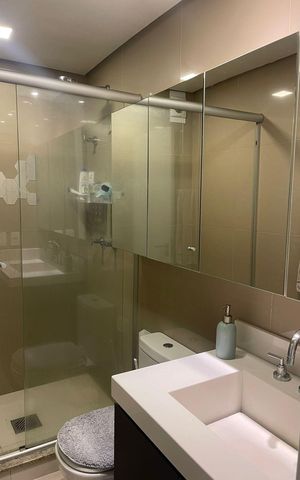 Apartamento à venda com 49m², 1 quarto e 1 vaga Apartamento à venda com 49m², 1 quarto e 1 vagaBanheiro