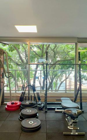 Apartamento para alugar com 55m², 1 quarto e 2 vagas Apartamento para alugar com 55m², 1 quarto e 2 vagasAcademia