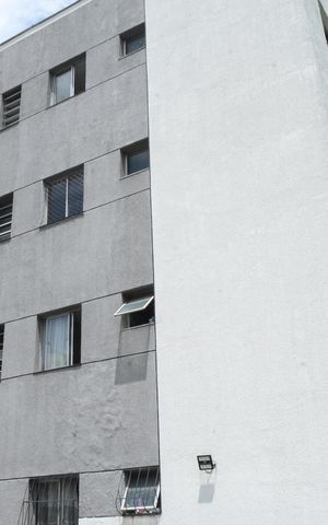 Apartamento à venda com 42m², 2 quartos e 1 vagaFachada do bloco