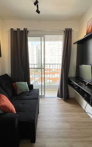 Apartamento à venda com 37m², 2 quartos e 1 vaga Apartamento à venda com 37m², 2 quartos e 1 vagaSala