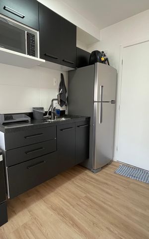 Apartamento à venda com 37m², 2 quartos e 1 vaga Apartamento à venda com 37m², 2 quartos e 1 vagaCozinha e Área de Serviço