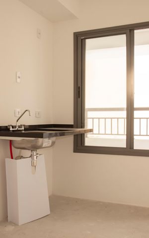 Studio à venda com 25m², 1 quarto e sem vagaCozinha