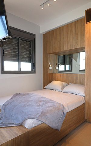 Studio à venda com 30m², 1 quarto e 1 vagaEspaço integrado - Dormitório