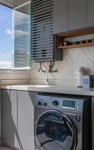 Apartamento à venda com 69m², 2 quartos e 2 vagasÁrea de serviço