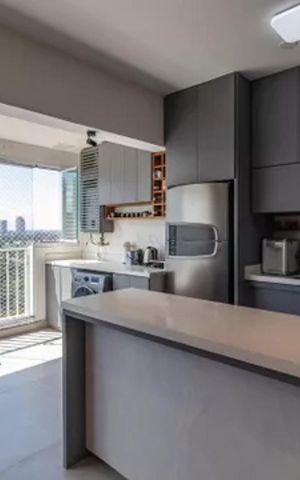 Apartamento à venda com 69m², 2 quartos e 2 vagasCozinha