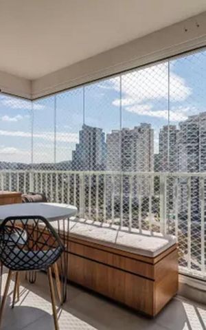 Apartamento à venda com 69m², 2 quartos e 2 vagasVaranda