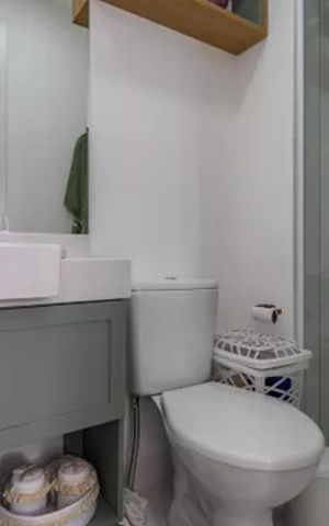 Apartamento à venda com 69m², 2 quartos e 2 vagasBanheiro