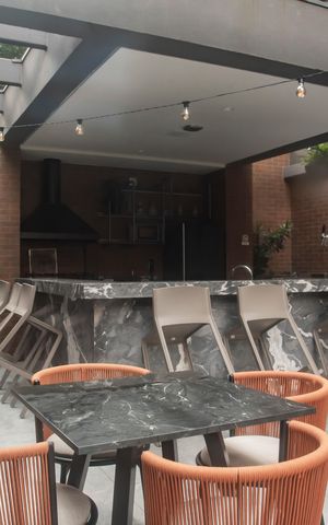 Apartamento para alugar com 160m², 2 quartos e 2 vagasÁrea comum - Churrasqueira
