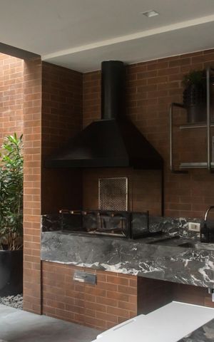 Apartamento para alugar com 160m², 2 quartos e 2 vagasÁrea comum - Churrasqueira