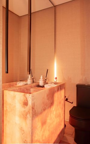 Apartamento para alugar com 160m², 2 quartos e 2 vagasLavabo 